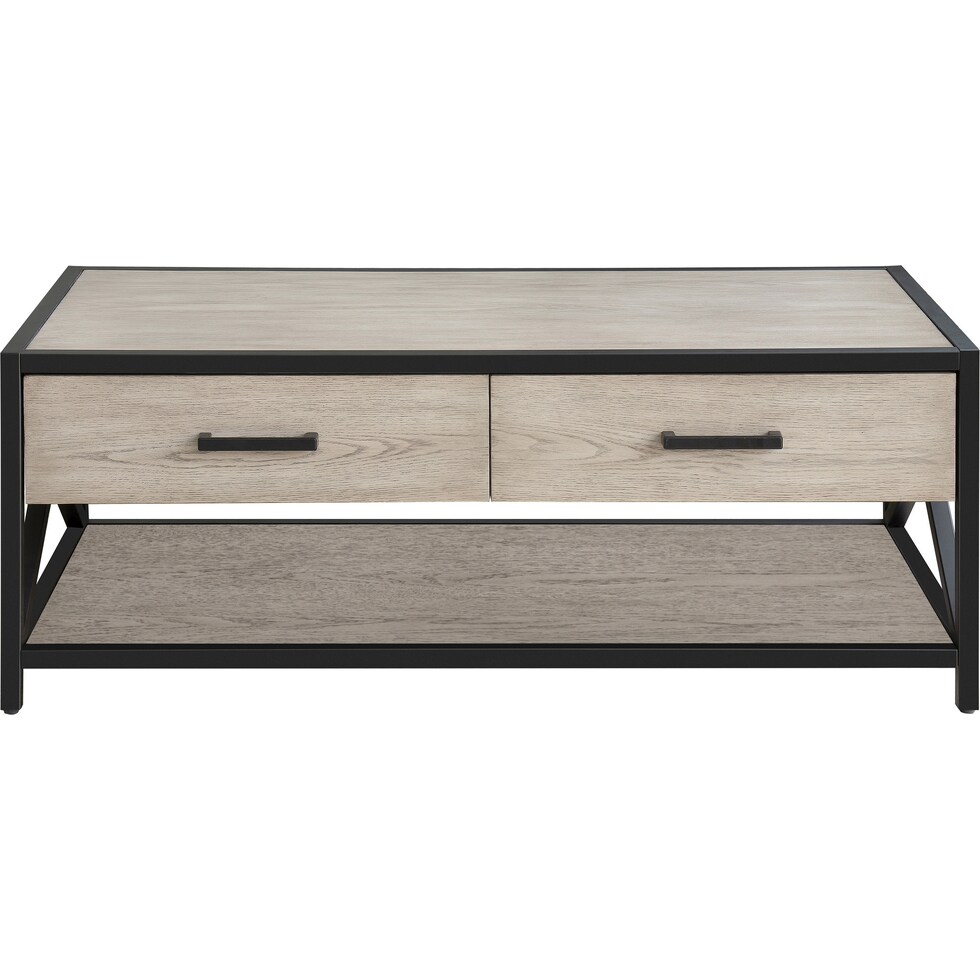 weston gray coffee table   