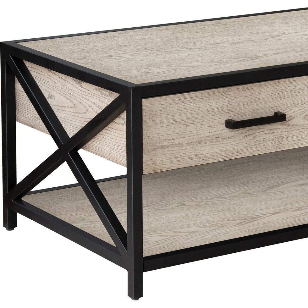 weston gray coffee table   