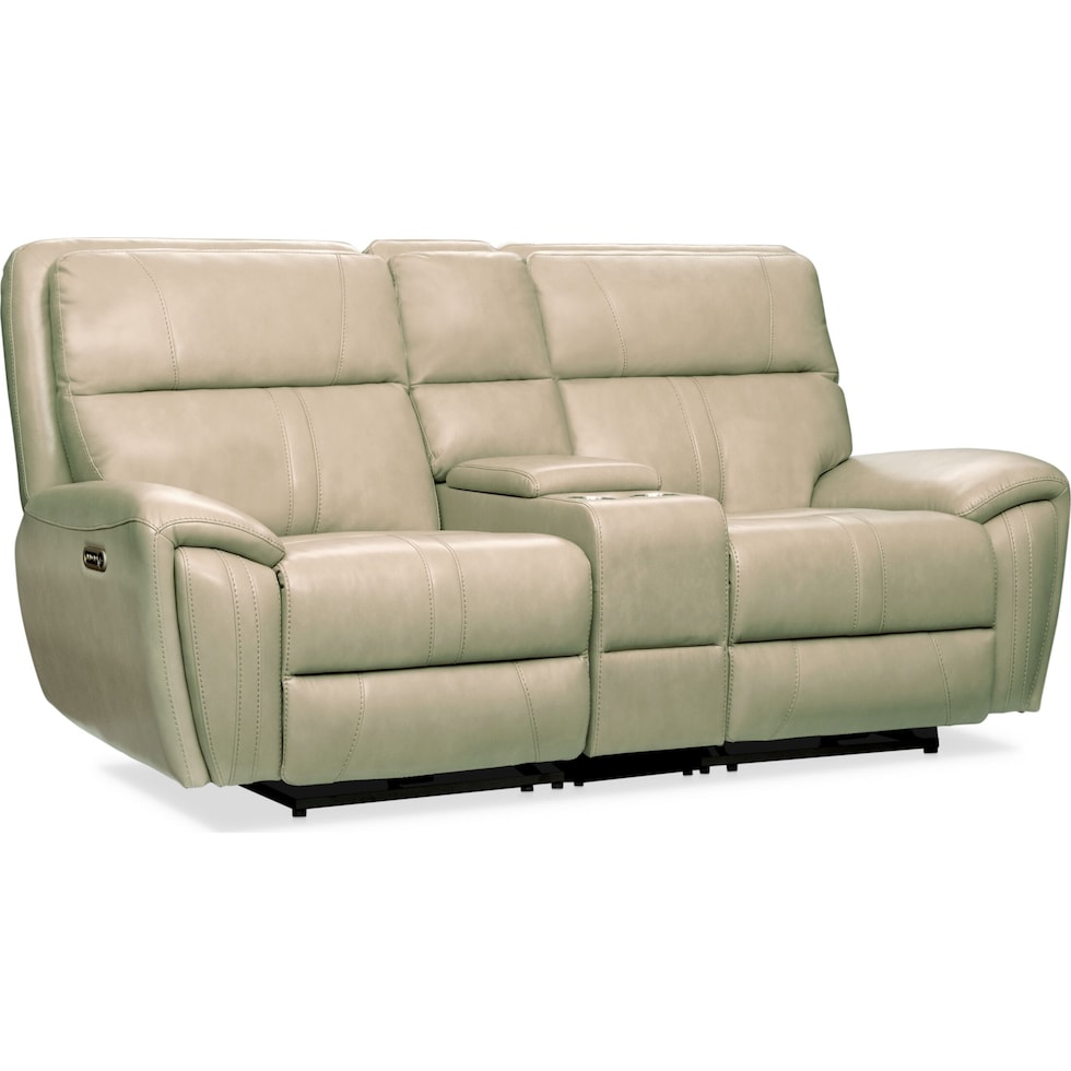 weston white  pc power reclining living room   