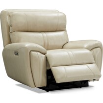 weston white  pc power reclining living room   