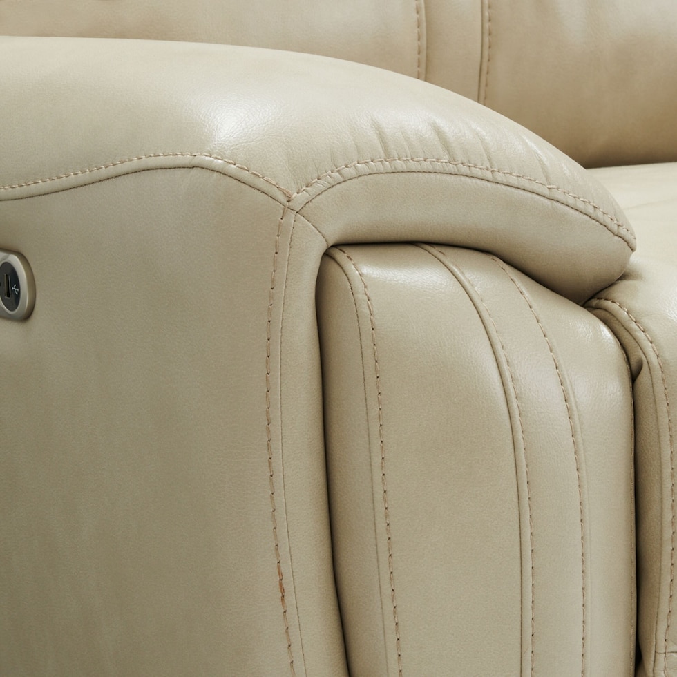 weston white  pc power reclining living room   