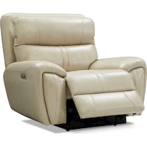 weston white recliner   