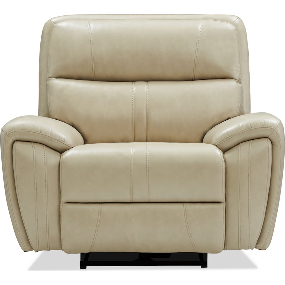 weston white recliner   