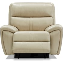 weston white recliner   