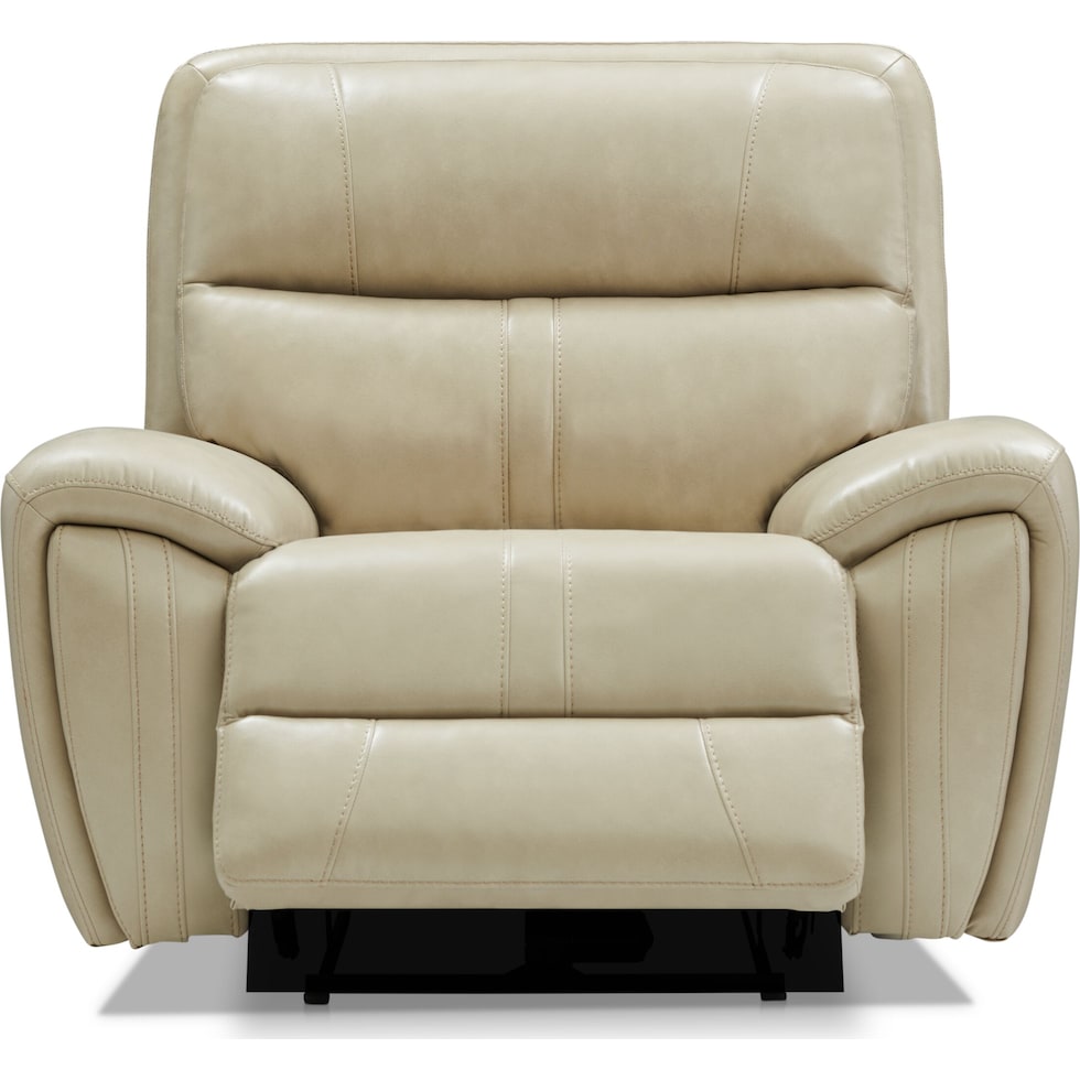 weston white recliner   