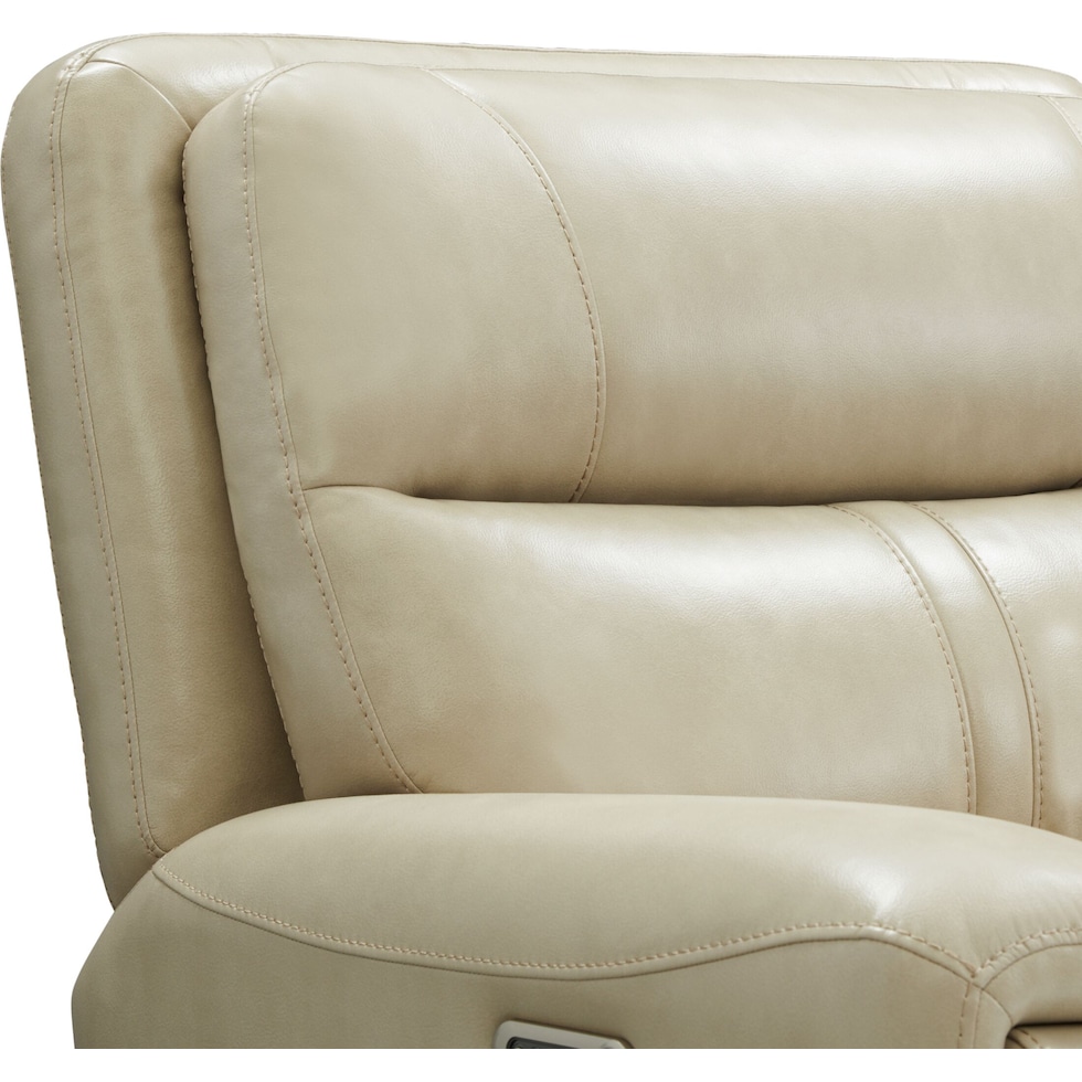 weston white recliner   