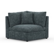 westport blue corner chair   