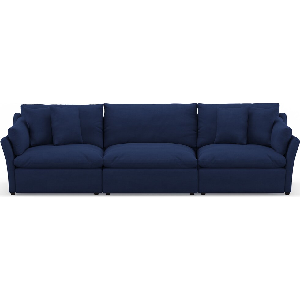 westport blue sofa   