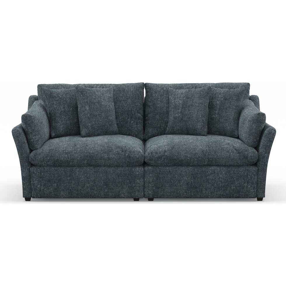 westport blue sofa   