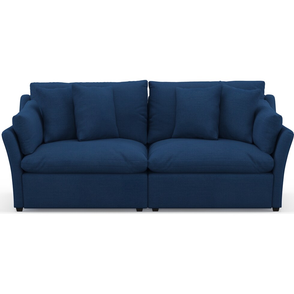 westport blue sofa   