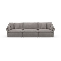 westport curious silver pine sofa   