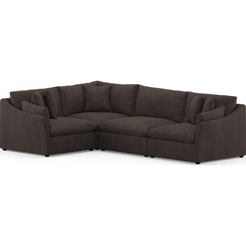 westport gray  pc sectional   