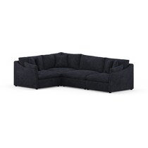 westport gray  pc sectional   