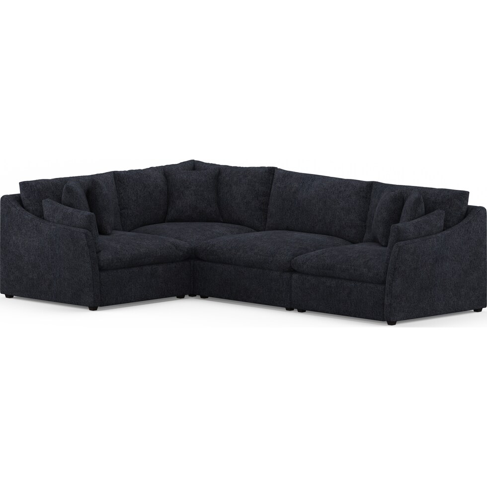 westport gray  pc sectional   