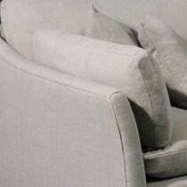 westport gray left arm facing chair   