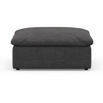 westport gray ottoman   