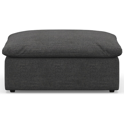 Westport Feathered Comfort Ottoman - Curious Charcoal