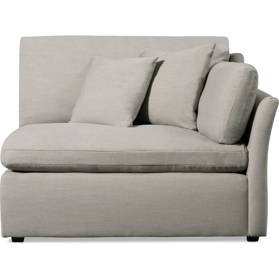 westport gray right arm facing chair   