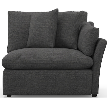 Westport Feathered Comfort Right-Facing Chair - Curious Charcoal