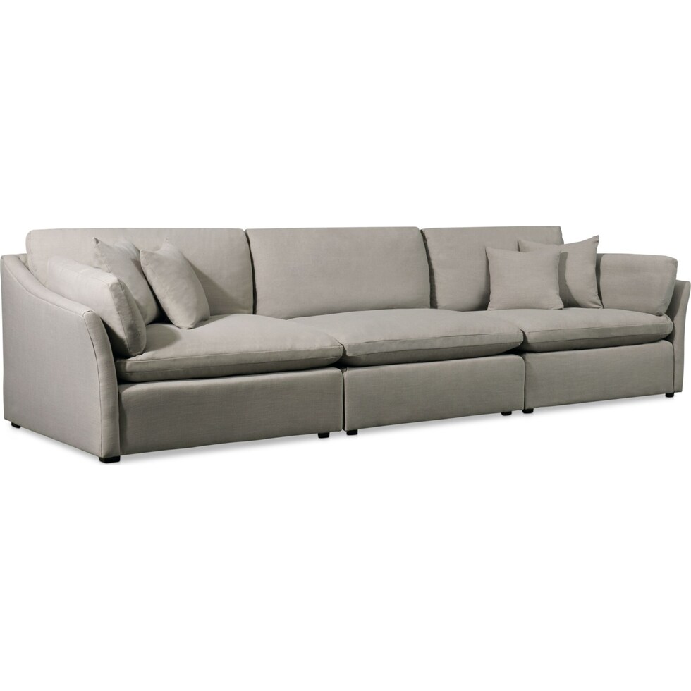 westport gray sofa   