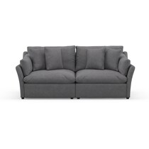 westport gray sofa   