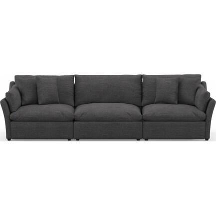 Westport Feathered Comfort  3-Piece Sofa - Curious Charcoal