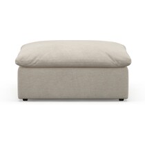 westport light brown ottoman   