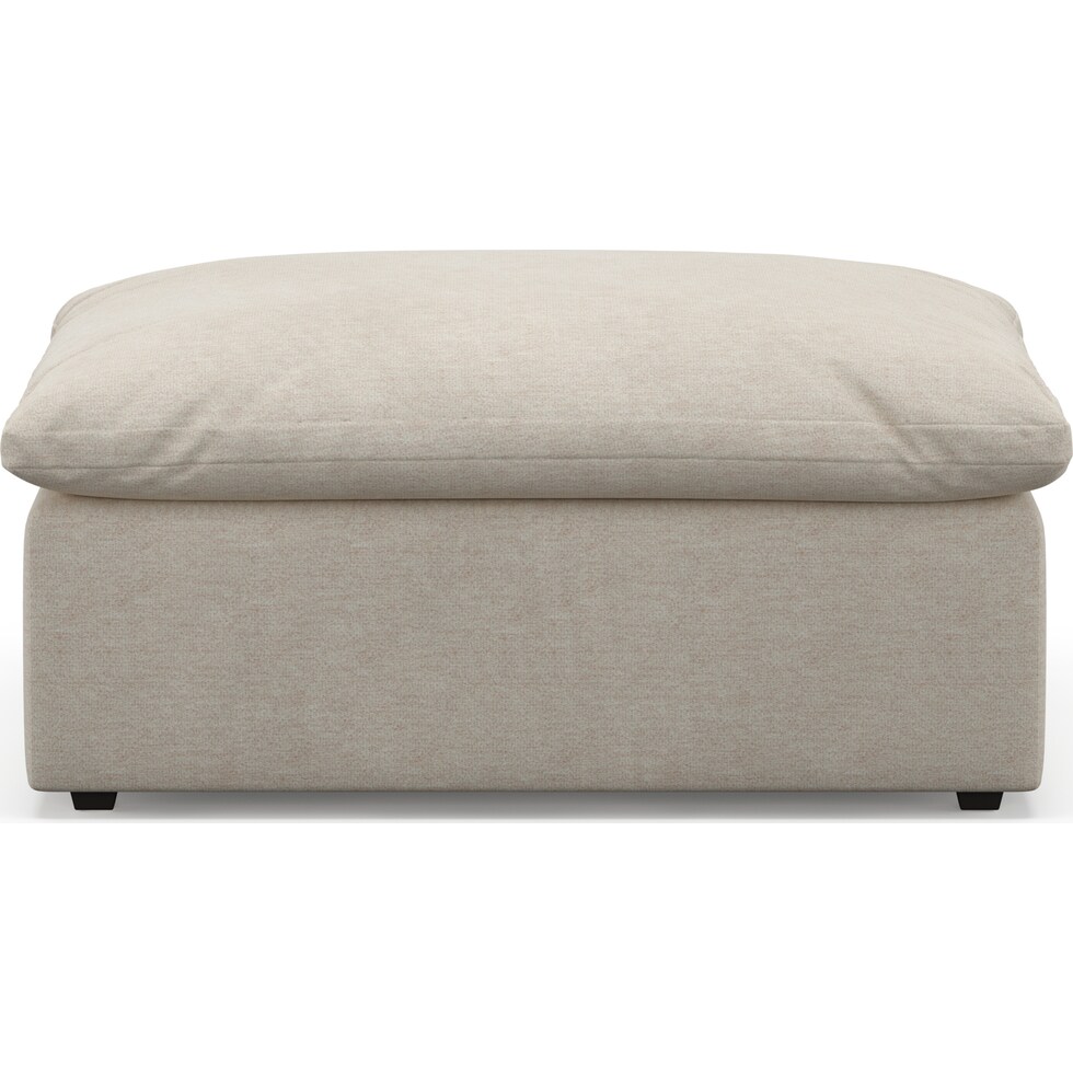 westport light brown ottoman   