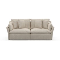 westport light brown sofa   