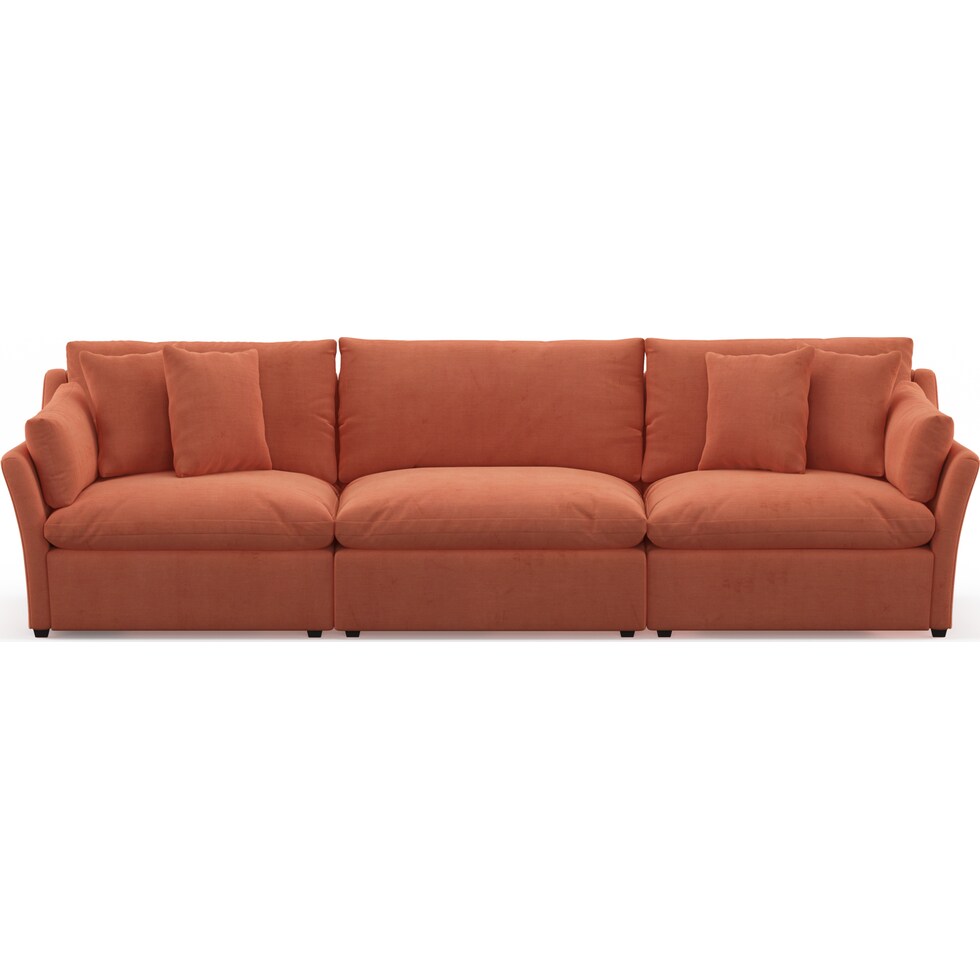 westport pink sofa   