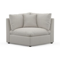 westport white corner chair   