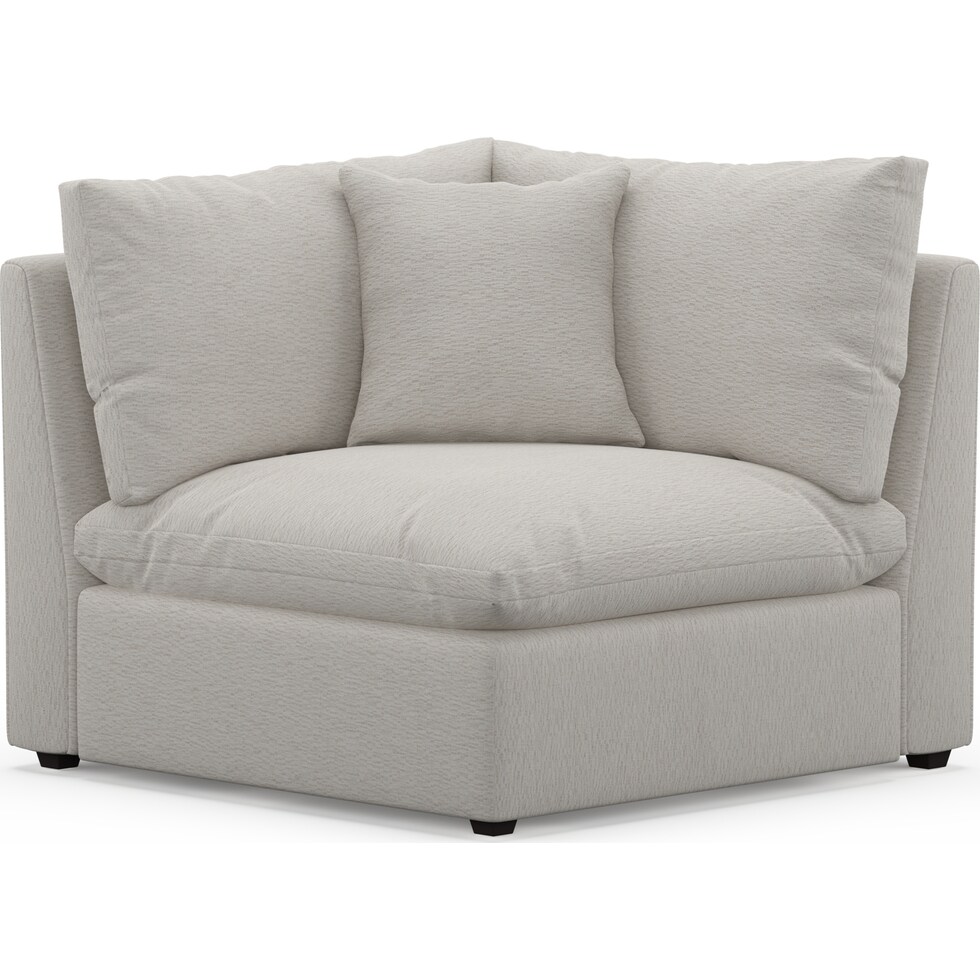 westport white corner chair   