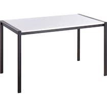 wheaton white dining table   