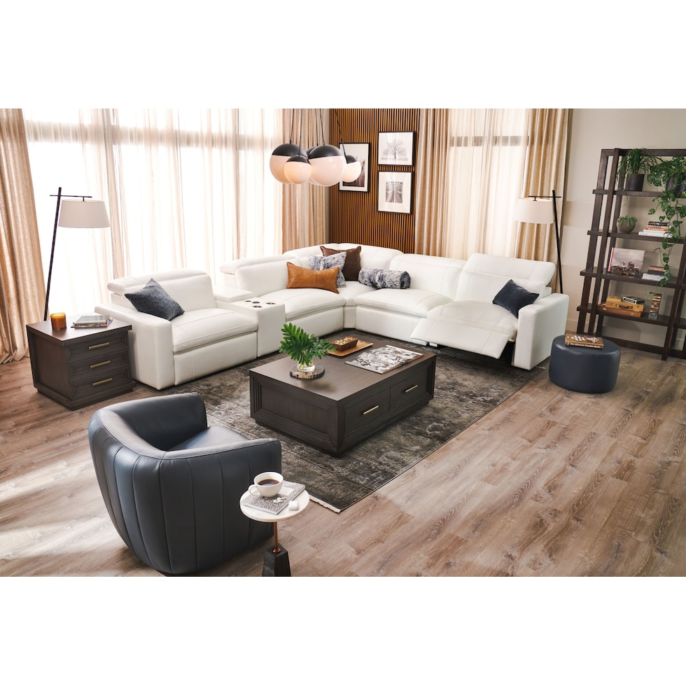 wheeler blue accent chair   