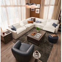 wheeler blue accent chair   