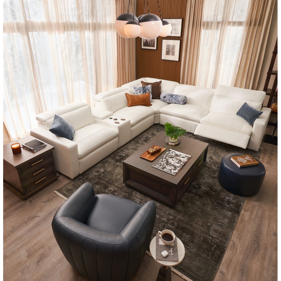 wheeler blue accent chair   