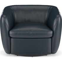 wheeler blue accent chair   