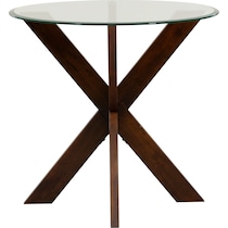 whitaker dark brown counter height dining table   