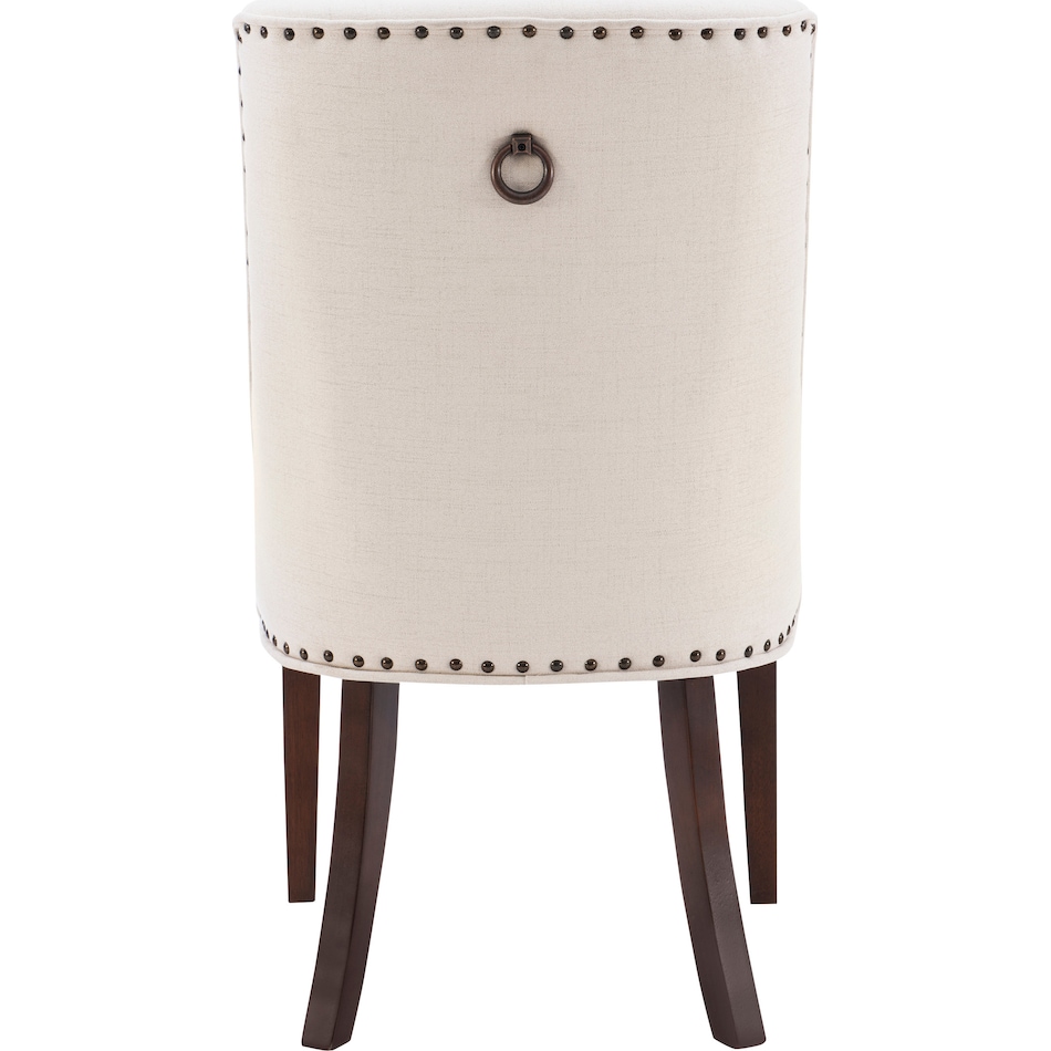 whitaker dark brown dining chair   