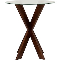 whitaker dark brown pub table   