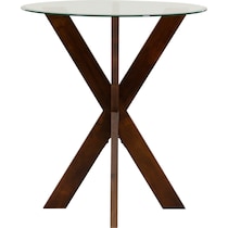 whitaker dark brown pub table   