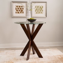 whitaker dark brown pub table   