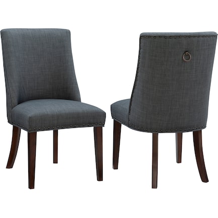 Whitaker Set of 2 Dining Chairs - Gray
