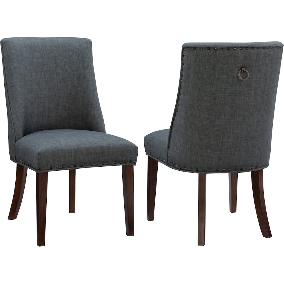 whitaker gray dining chair   