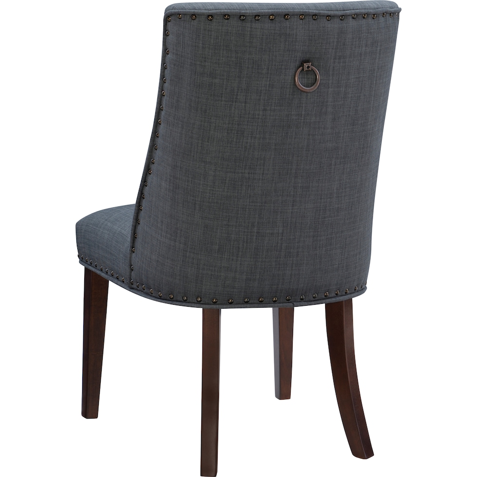 whitaker gray dining chair   