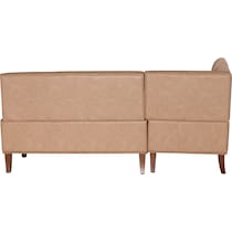 whitaker light brown dining bench   