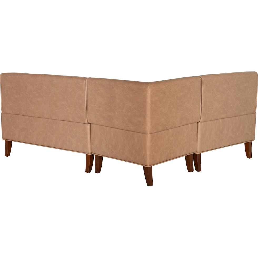 whitaker light brown dining bench   