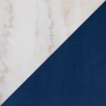 white marble blue black legs swatch  