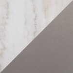 white marble gray black legs swatch  