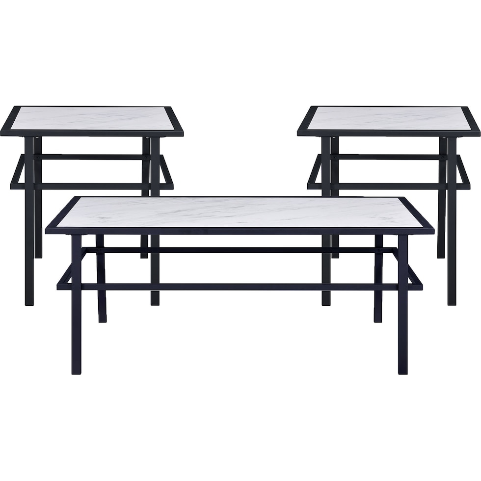 white  pc occasional tables   